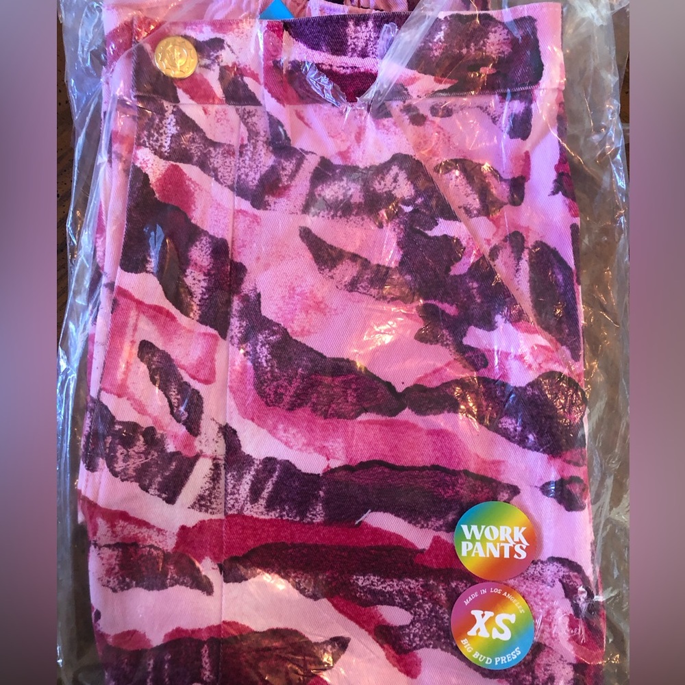 Pink Camo XS work pants BBP